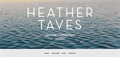 Desktop Screenshot of heathertaves.com